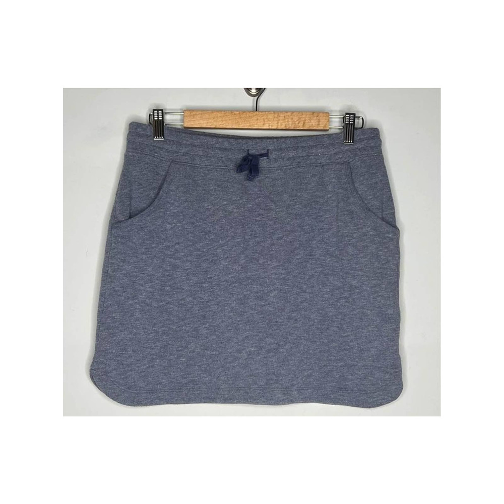 Columbia Women's PFG Stretch Skirt Omni-Wick Blue White Striped Medium